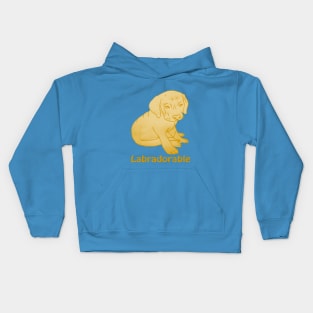 Golden Labradorable Kids Hoodie